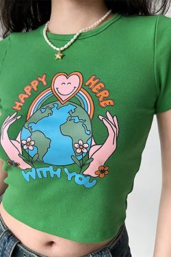 Happy Here With You Crop Top